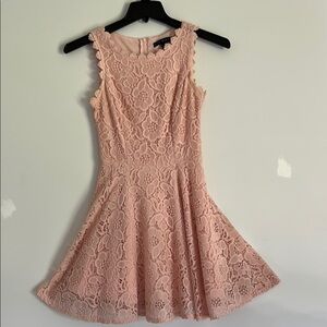 City Studio Pink Fit and Flare Scoop Neck Mini Dress size 0